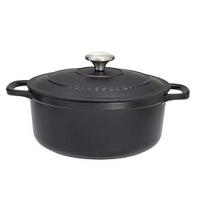 Chasseur Classique Rond Cocotte en fonte 26cm 5,2L (Bouton métallique)