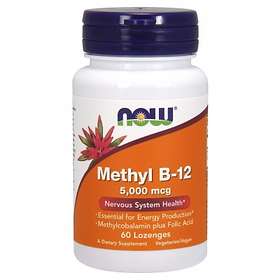 Now Foods Methyl B-12 With Folic Acid 5000mcg 60 Tablets