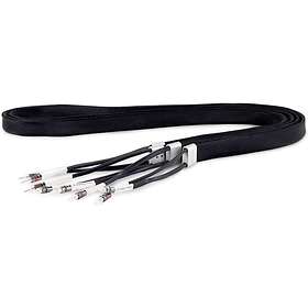 Tellurium Q Silver Diamond 2Banane - 2Banane (paire) 3m