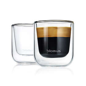 Blomus Nero Espressomugg 8cl 2-pack