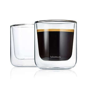 Blomus Nero Kaffeglas 20cl 2-pack