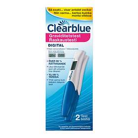 Clearblue Digital Raskaustesti Viikkoilmaisimella 2 tuotteen pakkaus