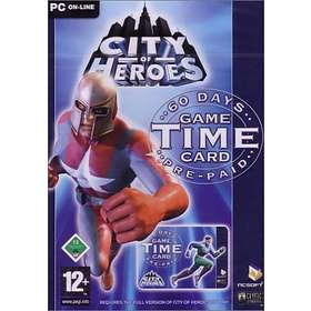 City of Heroes - 60 Day Game Time Card