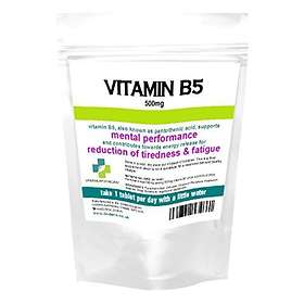Lindens Vitamiini B5 (Pantothenic Acid) 500mg 90 Tabletit