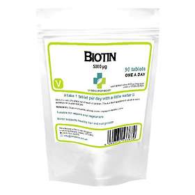 Lindens Biotin 5000mcg 90 Tablets