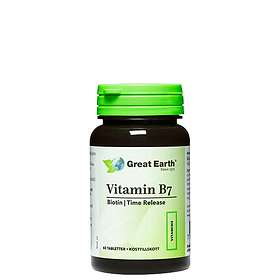 Great Earth Vitamin B-7 60 Tabletter