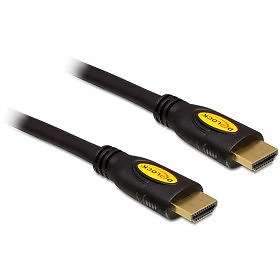 DeLock Gold HDMI - HDMI High Speed with Ethernet 0,5m