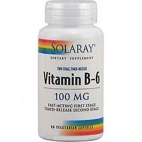Solaray Vitamin B-6 100mg 60 Capsules