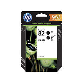 HP 82 69ml (Black) 2-pack