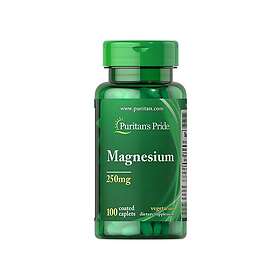 Puritan's Pride Magnesium 250mg 100 Kapslar