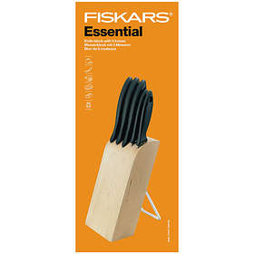 Fiskars Essential Block Knivset 5 Knivar