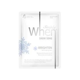 When Simply Snow Song Brighten Face Mask 18ml