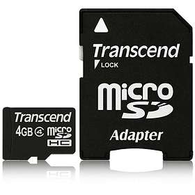 Transcend microSDHC Class 4 4GB