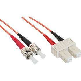 InLine Multimode OM1 62,5/125 SC - ST LSZH 1m