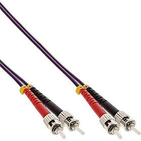 InLine Multimode OM4 50/125 ST - ST LSZH 0,5m