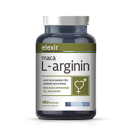 Elexir Pharma Maca L-Arginin 180 Kapslar
