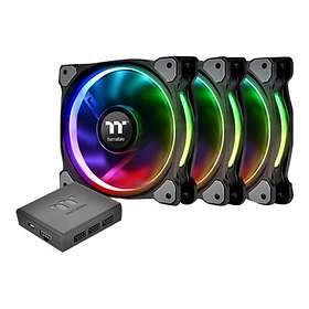 Thermaltake Premium Riing Plus 12 RGB PWM 120mm LED 3-pack