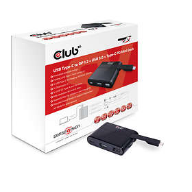 Club 3D SenseVision Type C Displayport1.2 Mini Dock