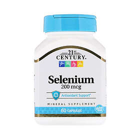21st Century Selenium 200mcg 60 Capsules