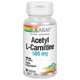 Solaray Acetyl L-Carnitine 500mg 30 Kapslar