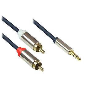 Good Connections High Quality 3.5mm - 2RCA 1,5m