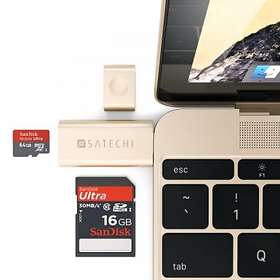 Satechi USB-C/USB 3.0 Aluminium Card Reader for microSD/SD
