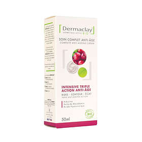 Dermaclay Activ Crème Intensive Triple Action Anti-âge Crème de Jour 50ml