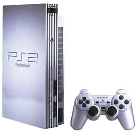 Sony PlayStation 2 (PS2) (inkl. 2nd DualShock) - Silver