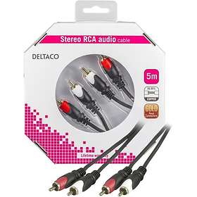 Deltaco Gold 2RCA - 2RCA 5m
