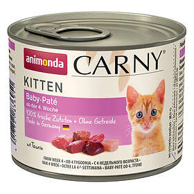 Animonda Cat Carny Fleisch Menue Kitten Baby-Paté 24x0.2kg