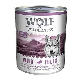 Wolf of Wilderness Wild Hills Adult Cans 6x0.8kg