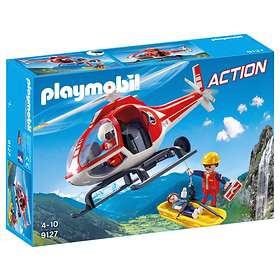 Playmobil Action 9127 Secouristes des montagnes avec hélicoptère