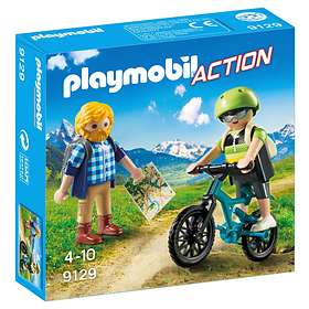 Playmobil Action 9129 Randonneur Et Cycliste