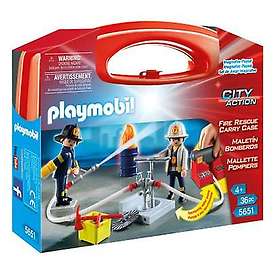 Playmobil City Action 5651 Grande valisette pompiers