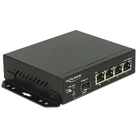 DeLock Gigabit Ethernet Switch 4 Port + 1 SFP (87704)