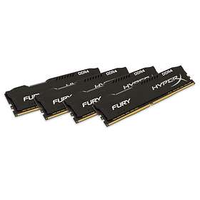 Kingston HyperX Fury Black DDR4 2666MHz 4x16GB (HX426C16FBK4/64)