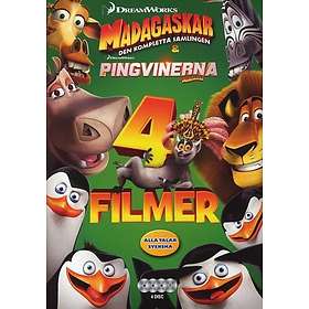 Madagaskar - Den Kompletta Samlingen + Pingvinerna (DVD)