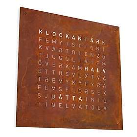 Qlocktwo Classic Creator's Edition Rust
