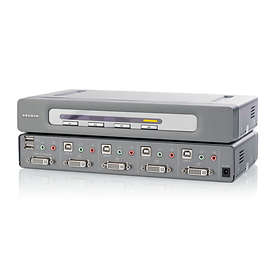 Belkin OmniView Secure 4-Port KVM Switch EAL4+ NIAP DVI F1DN104D ...