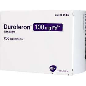 Duroferon 100mg Fe2+ 200 Tabletter