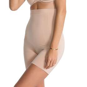 Compact Shapewear with Sculpting Support and Double Gusset Opening Spanx OnCore High-Waisted Mid-Thigh Short 