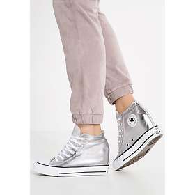 converse chuck taylor all star lux wedge mid women's shoe