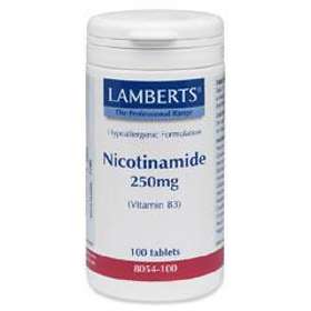 Lamberts Nikotinamid 100 Tabletter