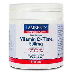 Lamberts Time Release Vitamin C 500mg 250 Tabletter