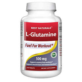 Best Naturals L-Glutamine 500mg 250 Tabletter