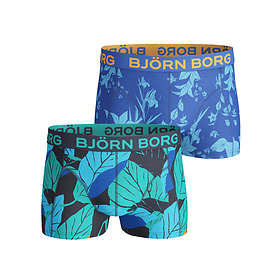 Björn Borg Leaf & Flower Cotton Stretch Short Shorts 2-Pack