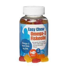 DFI Easy Chew Omega-3 Fiskeolie 90 Tabletter