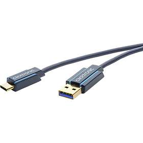ClickTronic Casual USB A - USB C 3.0 3m