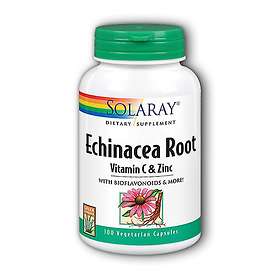 Solaray Echinacea Root Vitamin C & Zinc 100 Capsules