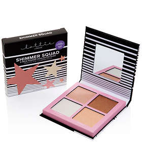Lottie London Shimmer Squad Powder Highlighter Quad